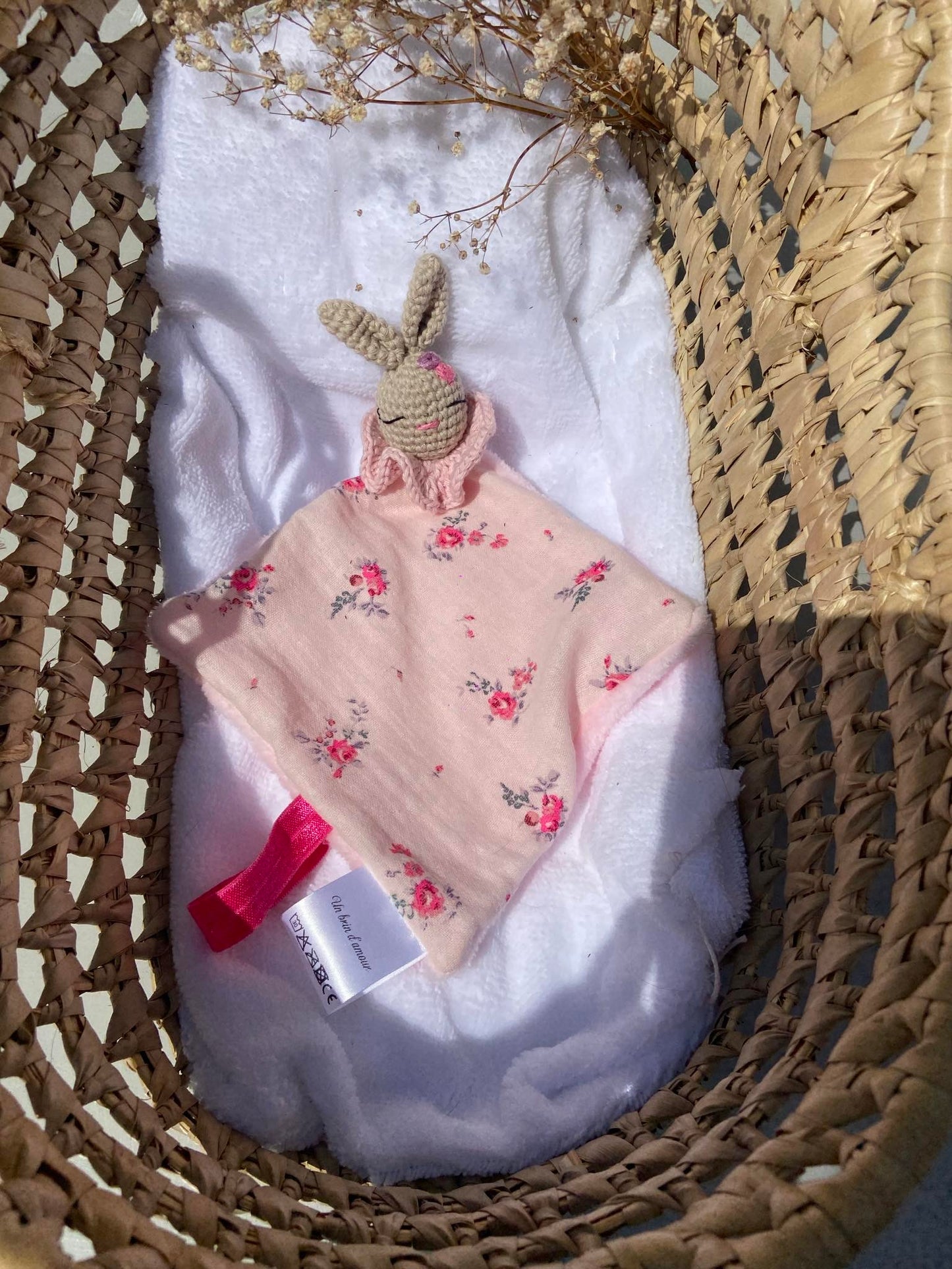 Doudou Swan (Rose) VENTE FLASH