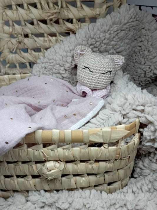 Mme Mistik le chat (Doudou lange)