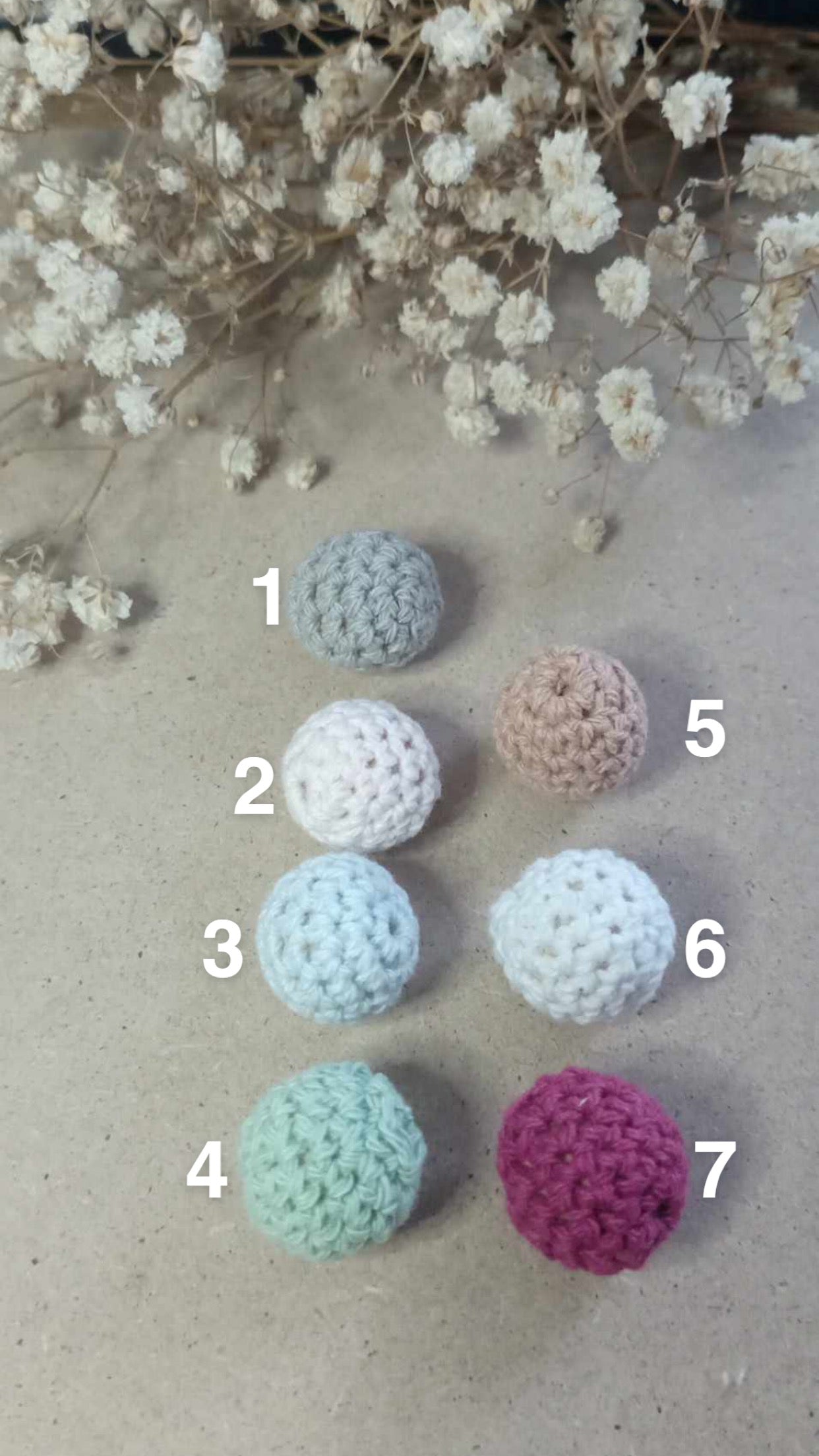 Attache Tétine en crochet Personnalisable